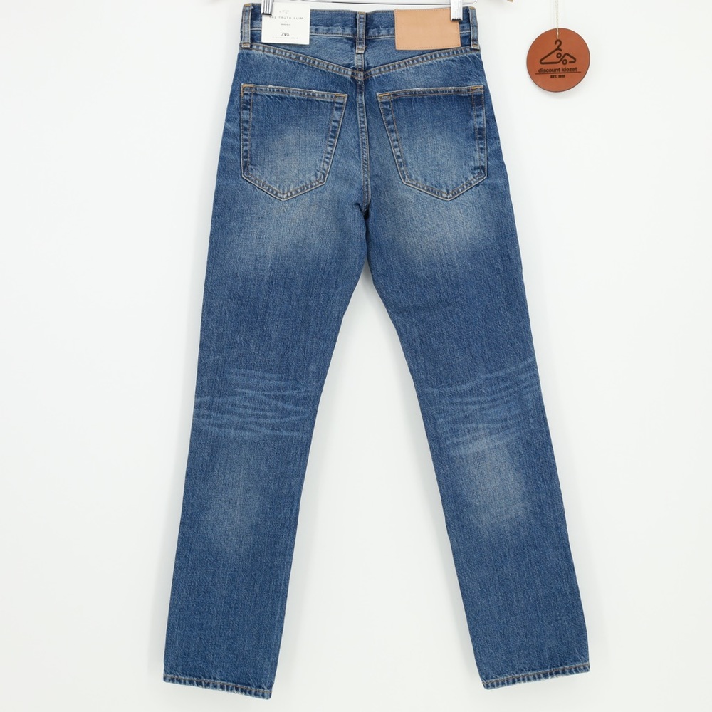 ZARA SIGNATURE DENIM ZW THE TRUTH SLIM JEANS - Picture 2 of 13